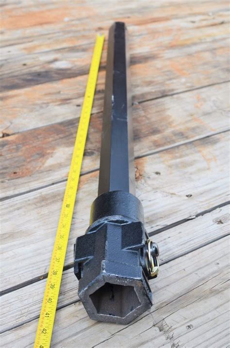 auger extension for skid steer|2 inch hex auger extension.